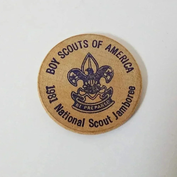 Boy Scouts 1981 National Jamboree Wooden Nickels - Picture 4 of 8